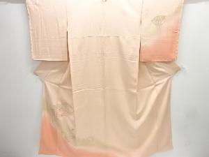 汕頭蘇州刺繍　地紙に華紋模様訪問着